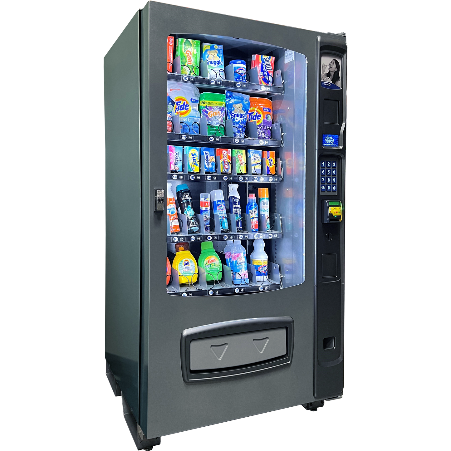 Seaga Envision ENV5L 5-Wide, Laundry Glass Front Merchandiser