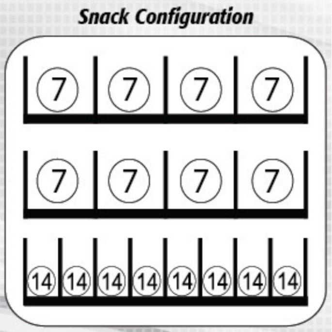 Seaga SM1600 Countertop Snack Vendor with 16 Selections