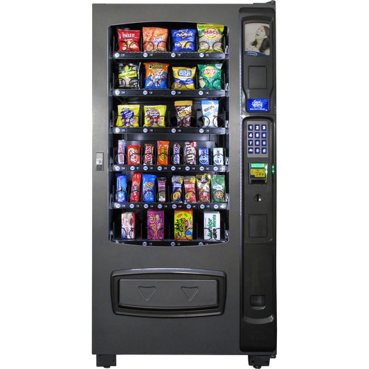 Seaga Envision ENV4S 4-Wide, Snack Glass Front Merchandiser