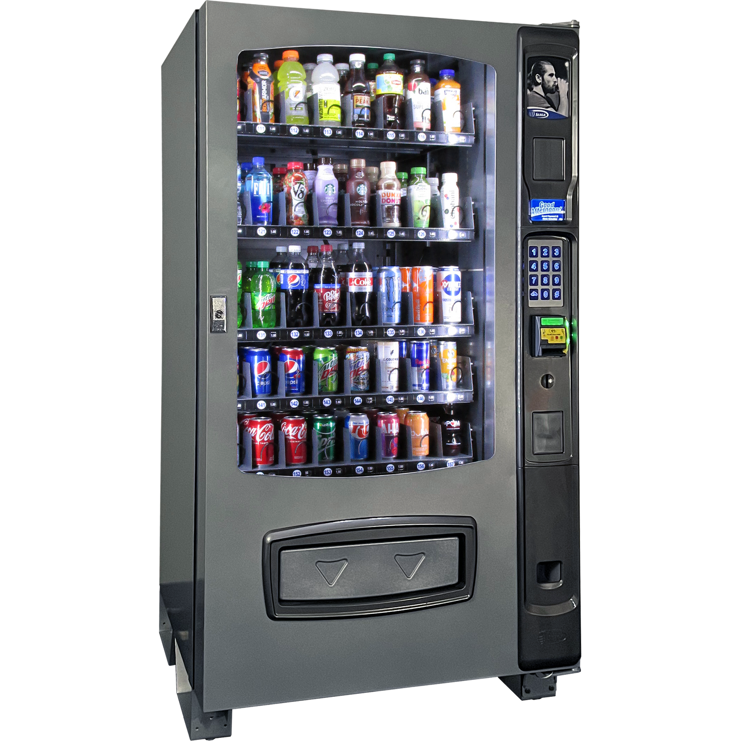 Seaga Envision ENV5B 5-Wide, Beverage Glass Front Merchandiser