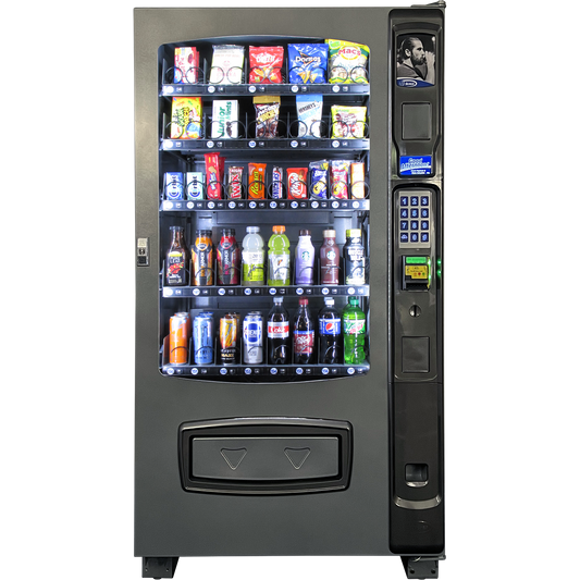 Seaga Envision ENV5C 5-Wide, Combo Snack & Beverage Glass Front Merchandiser