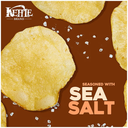 Kettle Brand Potato Chips Sea Salt 1.5 Oz - 2 Cases of 24 (Total 48 Bags)