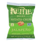 Kettle Brand Potato Chips Jalapeno Hot 1.5 Oz - 2 Cases of 24 (Total 48 Bags)