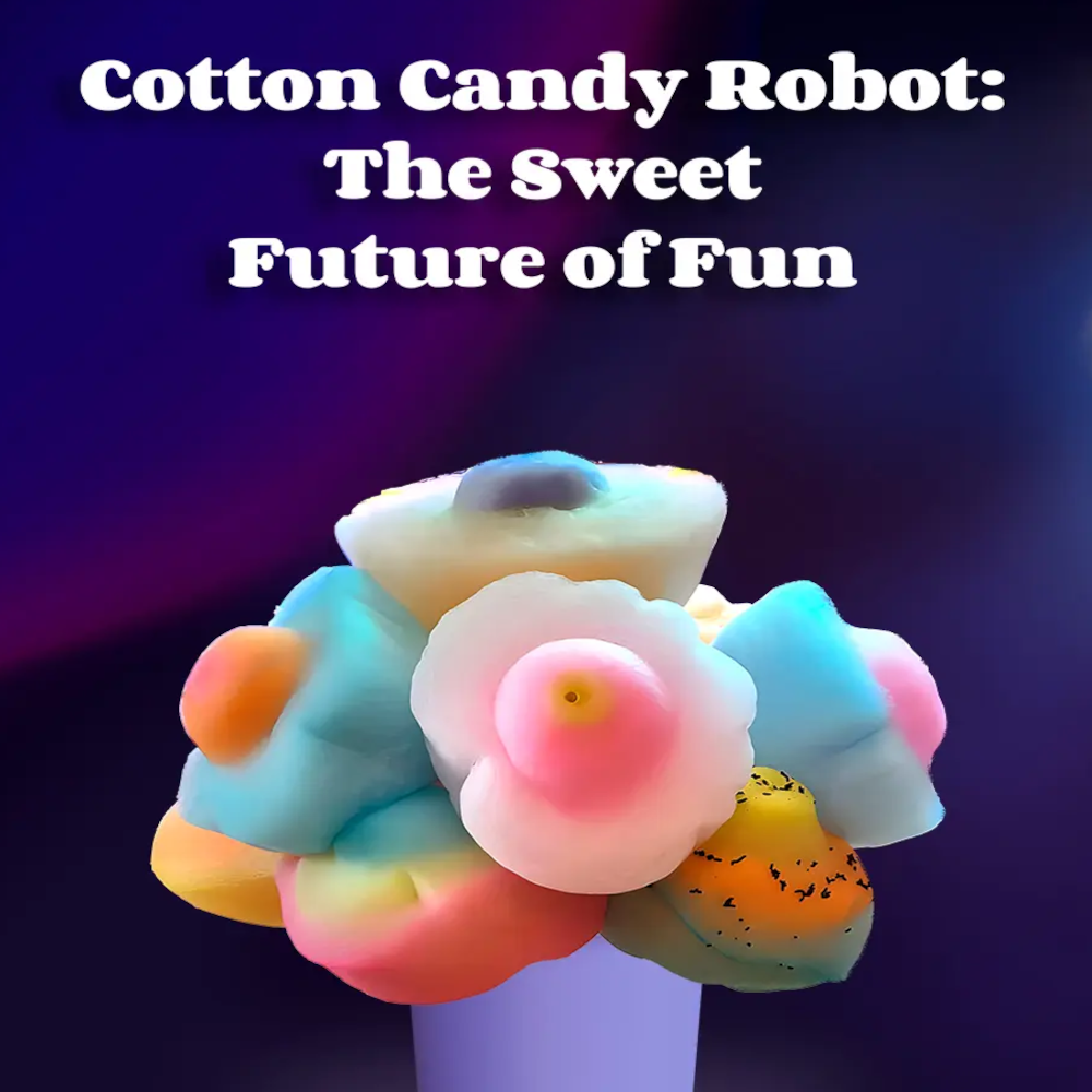 Sweet Robo Cotton Candy VX – The Robotic Cotton Candy Artist